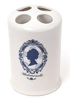 Підставка Mademoiselle he8.7x13. 4см для зубних щіток, порцеляна