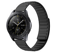Силиконовый магнитный ремешок Primolux Magnet для часов Samsung Galaxy Watch 42 mm SM-R810 - Black