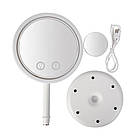 Настільне дзеркало з підсвіткою та вентилятором Beauty Breeze Mirror / Дзеркало для макіяжу зі збільшувачем, фото 4