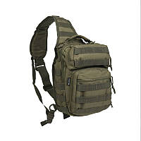 Рюкзак, Однолямковий One Strap Assault Pack, 10 L, олива, оксфорд Mil-Tec Німеччина