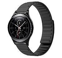 Силиконовый магнитный ремешок Primolux Magnet для часов Samsung Gear S2 Classic SM-R732 / SM-R735 - Black