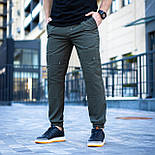 Чоловічі спортивні штани Pobedov "Vershyna" весна-літо-осінь хакі Туреччина. Живе фото, фото 6