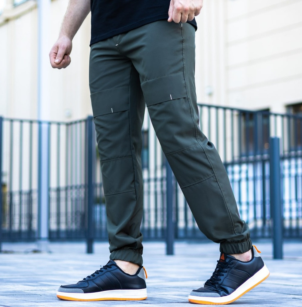 Чоловічі спортивні штани Pobedov "Vershyna" весна-літо-осінь хакі Туреччина. Живе фото, фото 1