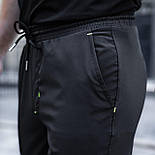 Чоловічі спортивні штани Pobedov "Vershyna" весна-літо-осінь чорні Туреччина. Живе фото, фото 9