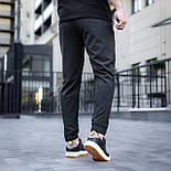 Чоловічі спортивні штани Pobedov "Vershyna" весна-літо-осінь чорні Туреччина. Живе фото, фото 7