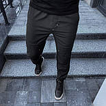 Чоловічі спортивні штани Pobedov "Vershyna" весна-літо-осінь чорні Туреччина. Живе фото, фото 2