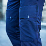 Чоловічі спортивні штани Pobedov "Vershyna" весна-літо-осінь сині Туреччина. Живе фото, фото 8