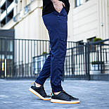 Чоловічі спортивні штани Pobedov "Vershyna" весна-літо-осінь сині Туреччина. Живе фото, фото 4