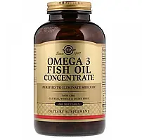 Рибовий жир Омега-3 Solgar Omega 3 Fish Oil Concentrate 120 softgels