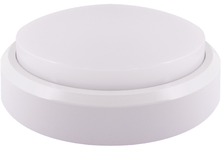 Світильник світлодіодний вологозахищений e.LED.rondo.8.4500.white, 8Вт, 4500К, IP54, білий
