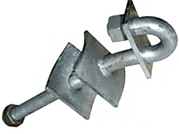 Наскрізний гак e.through.hook.pro.250.20.s, 200мм, М20 із запобіжною пластиною