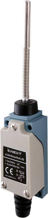 Вимикач кінцевий e.limitswitch.10 важіль-ексцентрик з металевим кінцем