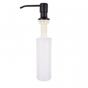 Чорний дозатор для мийки гранітної Nett DBM-300