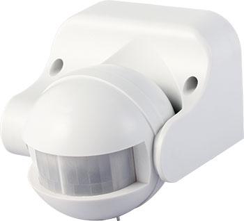 Датчик руху інфрачервоний e.sensor.pir.09.white(білий), 180°, IP44, фото 1