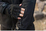 Чоловіча куртка тактична Eagle JA-01 Soft Shell з флісом Чорна XXXL (3_02166), фото 8