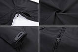 Чоловіча куртка тактична Eagle JA-01 Soft Shell з флісом Чорна XXXL (3_02166), фото 10