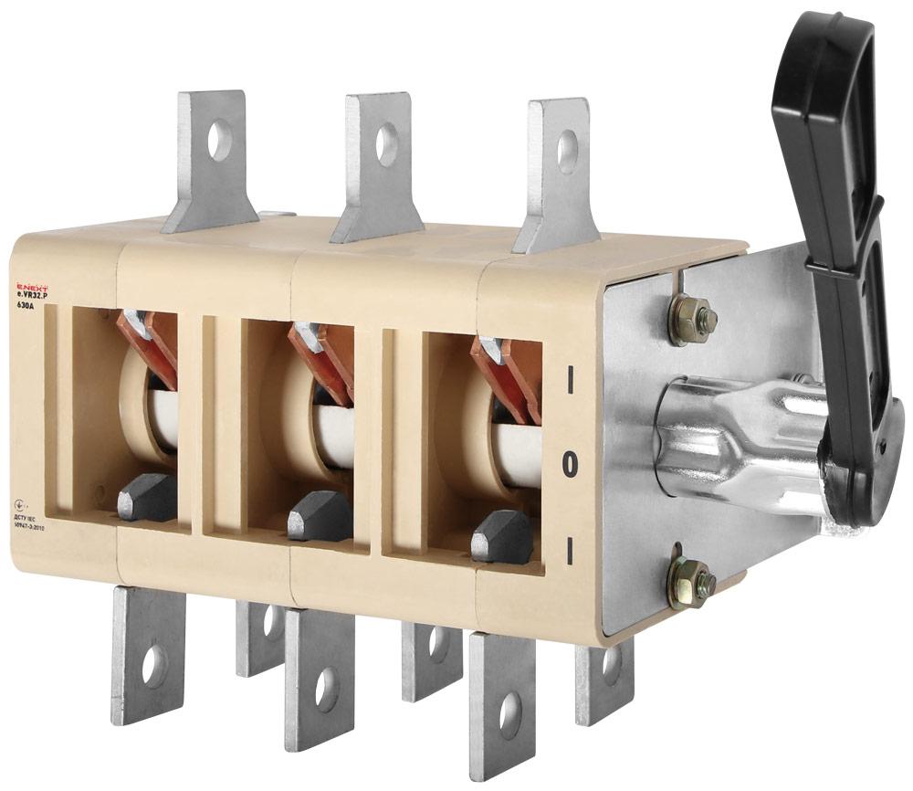Вимикачі-роз'єднувач e.VR32.P630 перекидний 630А (39В71250), фото 1