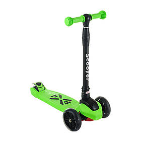 Самокат дитячий RIAS SF508 Розкладне кермо / Колеса PU з підсвічуванням 130мм (3_01819)