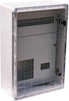 Корпус удароміцний з АБС-пластика e.plbox.400.600.200.3f.20m.tr, 400х600х200мм, IP65 з прозорими дверцятами,