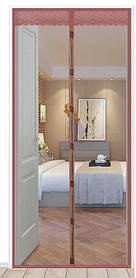 Москітна сітка на магнітах на двері Magic Mesh Какао (3_00475)