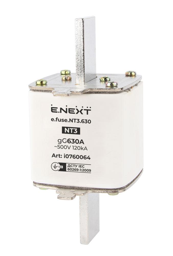 Запобіжник плавкий e.fuse.NT3.630, габарит 3, 630А