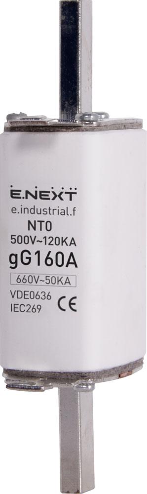 Запобіжник плавкий e.industrial.f.NT0.160, габарит 0, 160А