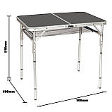 Стіл Bo-Camp Case Model 90x60 cm Grey (1404393), фото 8
