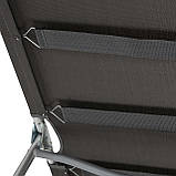 Ліжко розкладне Bo-Camp Sun Lounger 3 Positions Anthracite (1304480), фото 5