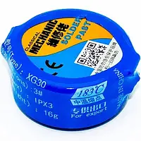 Паяльна паста з безвідмивальним флюсом XG-30 Mechanic 16 г