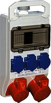 Монтажний набір - вікно 8 мод, 32А 3P+N+Z 400V, 16A 3P+N+Z 400V, 3x16A 2P+Z 250V