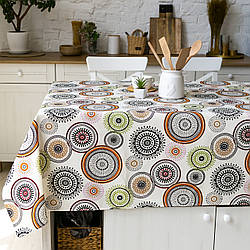 Скатертина з тефлоновим покриттям "Кола блакитні" 1.2м х 1.8м