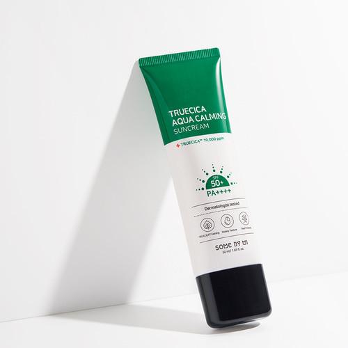 Сонцезахисний крем із комплексом центелли Some By Mi Truecica Aqua Calming Sun Cream SPF 50+ PA ++++