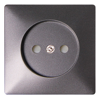 Панель e.lux.12211L.pn.anthracite до розетки без з/і, антрацит, фото 1