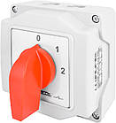 Пакетний перемикач LK16/4.322-ОВ/45 в корпусі, 0-1-2, 16А, IP44