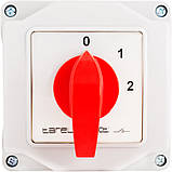 Пакетний перемикач LK16/4.322-ОВ/45 в корпусі, 0-1-2, 16А, IP44, фото 4