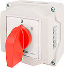 Пакетний перемикач LK25/1.216-ОВ/45 в корпусі, 1p, 0-1, 25А, IP44