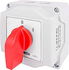 Пакетний перемикач LK25/2.211-ОВ/45 в корпусі, 3p, 0-1, 25А, IP44