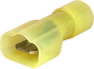Наконечник-з'єднувач ізольований серії FN e.terminal.stand.mdfn5.5.250.yellow (fn.m.4.6) 4-6 кв.мм "папа"