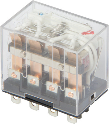 Реле проміжне e.control.p1046L з Led індикацією 10А, 4 групи контактів, котушка 230В АC