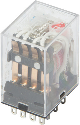 Реле проміжне e.control.p346L з Led індикацією 3А, 4 групи контактів, котушка 230В АC