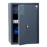 Офісний сейф OLS-PL-65.К (ВхШхГ: 65х45х35 см.) з ключевим замком, фото 2