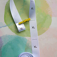 Размерники сатиновые в рулоне, 15x40мм, XL