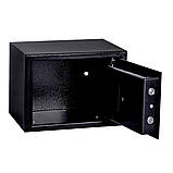 Меблевий сейф Ferocon БС-17Е (ШхВхГ: 23х17х17 см.) з електронним замком, фото 3