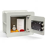 Вбудований сейф Ferocon ВСБ-3018.К (ШхВхГ: 40х30х18 см.) з ключевим замком, фото 3