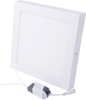 Світильник світлодіодний накладний e.LED.MP.Square.S.18.4500. квадрат, 18Вт, 4500К, 1260Лм