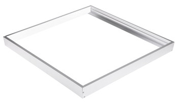 Рамка для монтажу на поверхні e.LED PANEL.600.frame.white 600x600м, біла