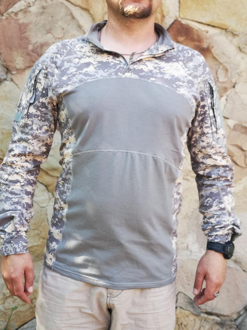 Тактична сорочка з довгим рукавом CARWORNIC, колір - піксель, розмір XL