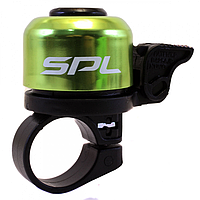 Звонок велосипедный Spelli SBL-426 зеленый 205634