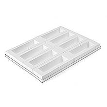 Набір силіконових форм для десертів 8 шт INSERT BUCHE 565 мл Silikomart (INSERT BUCHE/8)