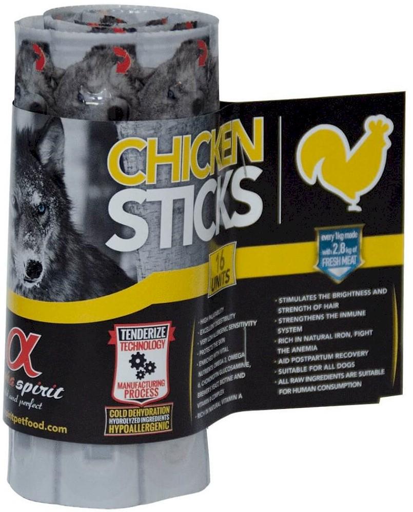 Ласощі для собак Alpha Spirit Sticks напіввологі палички з куркою 16 шт. 10 г (as5104415), фото 1